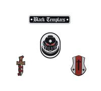 Starforged Warhammer 40K Templiers Set Defenders of Terra Honor Patch Collection Accessoires Cadeau Homme Noir