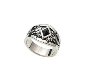 Starforged Warhammer Bague commémorative 40 K Loup Leman Russ