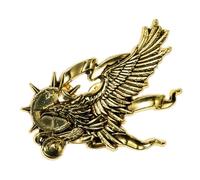 Starforged Warhammer Horus Heresy Burning Galaxy Legion Insignia Broche 30K Bijoux pour homme, Zinc, Pas de gemme