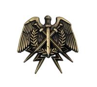 Starforged Warhammer Horus Heresy Burning Galaxy Legion Insignia Broche 30K Bijoux pour homme, Zinc, Pas de gemme