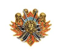 Starforged World of Warships Broche en métal Périphériques de jeu, Acier allié, Pas de gemme