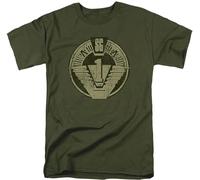 Stargate SG-1 SG-1 Distressed T-Shirt Green 3XL
