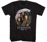 Stargate SG-1 Team in Gate Mens T-Shirt Funny Design Tee Shirt Manches Courtes(X-Large)