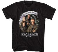 Stargate SG-1 Team in Gate Mens T-Shirt Men T-Shirt L Men Black T-Shirt L