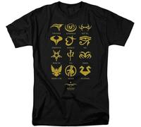 Stargate SG1 Goauld Characters T Shirt Sci-FI TV Alien Show Tee Black Black S