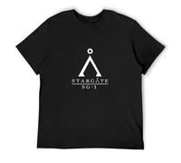 Stargate Sg1 Sci FI T-Shirt Mens Unisex Black Tees XL