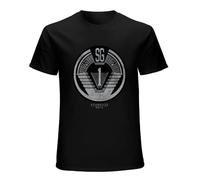Stargate Sg1 Team Badge Sci-FI TV Alien Show Tee Short Sleeve T-Shirt Black M