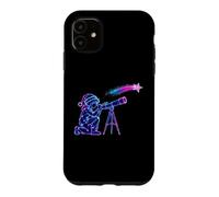 Stargazer Boy Christmas Telescope Space Coque pour iPhone 11