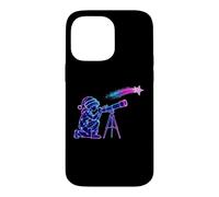 Stargazer Boy Christmas Telescope Space Coque pour iPhone 14 Pro Max