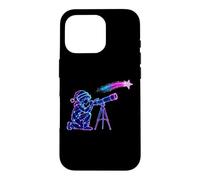 Stargazer Boy Christmas Telescope Space Coque pour iPhone 16 Pro