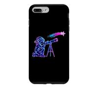 Stargazer Boy Christmas Telescope Space Coque pour iPhone 7 Plus/8 Plus