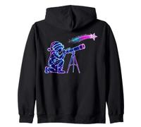 Stargazer Boy Christmas Telescope Space Sweat à Capuche