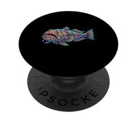 Stargazer Poisson Profond pour Aquarium PopSockets PopGrip Adhésif