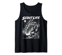 Stargazer Scout Scout Life Retro Scouting Illustration Débardeur