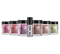 Stargazer Un Superbe Ensemble de 6 Tubes de Paillettes Couleur Pastel 5 g + Gel Fixant Parfait pour Fans de Paillettes
