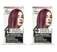 Stargazer Yummy Colour Kit de Coloration Semi-permanente pour Mèches avec Quatre Nuances de Couleur Rose Ombré (Lot de 2)