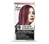 Stargazer Yummy Colour Kit de Coloration Semi-permanente pour Mèches avec Quatre Nuances de Couleur Rose Ombré