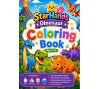 StarHands Dinosaur Coloring Book: This fun and adorable coloring book is filled with cute dinosaur and bold outlines that are perfect for little ... and enjoy hours of screen-free fun!