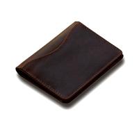 STARHIDE Portefeuille minimaliste en cuir fin pour homme et femme - Blocage RFID, design compact et élégant, peut contenir jusqu'à 08 cartes - Parfait pour les voyages et une utilisation quotidienne,