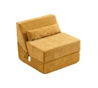 STARHMLUX Canapé 1 Places Compressé - Mini canapé & Tissu tissé Confortable Montage Rapide & Gain de Place pour Petits Espaces Appartement Turmeric 29.5 * 29.9 * 25.9 in