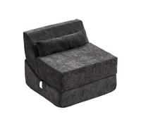 STARHMLUX Canapé 1 Places Compressé - Mini canapé & Tissu tissé Confortable Montage Rapide & Gain de Place pour Petits Espaces Appartement Black 29.5 * 29.9 * 25.9 in