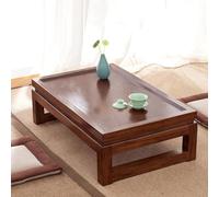 STARHMLUX Tables Basses Japonaises en Bois, Idéales pour S'asseoir Au Sol dans Un Salon, Une Salle De Thé Tatami, Une Salle à Manger Ou Une Chambre. Style Unique. Walnut 70x45x30cm