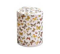 STARHMLUX Tabouret Tambour décoratif Chinois, Hauteur 40 cm, en céramique, idéal pour Poser des Plantes, décorer Un Jardin ou Servir de Table d'appoint pour Le Salon. White