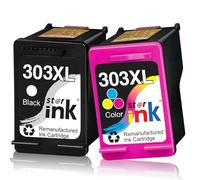 Starink 303XL Remplacement pour Cartouche HP 303 XL Noir et Couleur Encre pour HP Envy Photo 6220 6230 6232 6234 7830 7130 7134 7800 7900 6222 7855 Tango X, Pack de 2