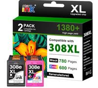Starink 308XL Compatible avec Cartouche HP 308 XL Noir Couleur,1380 Seiten