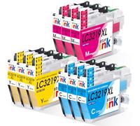 Starink LC3219XL pour Cartouche d'encre Brother LC3219 LC3217 pour Compatible avec Brother MFC-J5330DW MFC-J5335DW MFC-J5730DW MFC-J5930DW MFC-J6530DW MFC-J6930DW (3 Cyan, 3 Magenta, 3 Jaune