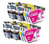Starink LC422XL LC422 XL Lot de 10 Cartouches d'encre Grande Capacité LC-422XLVAL pour Brother LC422XL LC 422 LC-422XLVAL pour Brother MFC-J5740DW MFC-J6940DW MFC-J5340DW MFC-J5345DW MFC-J6540DW