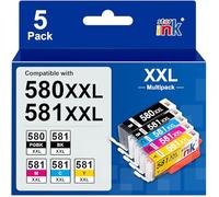 Starink PGI-580 CLI-581 XXL Remplacement pour Canon PGI-580 CLI-581 XXL Cartouches d'encre Multipack, Compatible pour Pixma TR7550 TS6150 TS6151 TS6250 TS6350 TS6351 TS705 TS8150 TS8151 TS8350