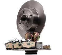 STARK Disques et plaquettes de freins SKBK-10991415 Essieu arrière avec tôle anti-bruit plein