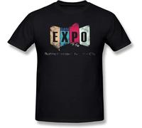 Stark Industries Stark Expo 74 Men's T Shirt Graphic Unisex Tees Black 3XL