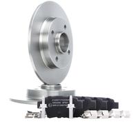 STARK Kit de Frein - Disques et Plaquettes de Freins Essieu arrière Ø248,8mm plein convient pour PEUGEOT 207 3/5 portes (WA, WC) 307 3/5 portes (3A/C) 307 CC (3B) 207 SW (WK) 207 CC (WD) 307 SW (3H)