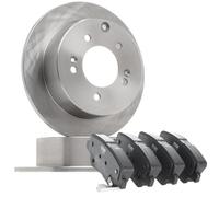 STARK Kit de Frein - Disques et Plaquettes de Freins Essieu arrière Ø262,0mm plein pour KIA SOUL (AM) CERATO YD A trois volumes Cerato Koup (YD)