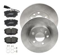 STARK Kit de Frein - Disques et Plaquettes de Freins Essieu arrière Ø280,0mm plein pour VW Transporter T4 Minibus (70B, 70C, 7DB, 7DK, 70J, 70K, 7DC, 7DJ) Transporter T4 Van (70A, 70H, 7DA, 7DH)