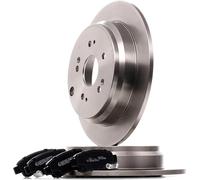 STARK Kit de Frein - Disques et Plaquettes de Freins Essieu arrière Ø302mm plein pour HONDA CR-V III (RE) CR-V IV (RM)