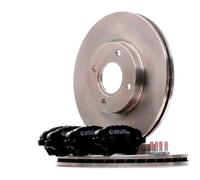 STARK Kit de Frein - Disques et Plaquettes de Freins Essieu avant Ø278mm ventilé pour FORD Fiesta Mk6 3/5 portes (JA8, JR8) Fiesta Mk6 Van Fiesta Mk6 Berline B-Max (JK8, JK) Tourneo Courier MPV