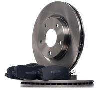 STARK Kit de Frein - Disques et Plaquettes de Freins Essieu avant Ø280,0mm ventilé de l'intérieur pour NISSAN JUKE (F15) PULSAR 3/5 portes (C13) Tiida Berline (SC12) Bluebird Sylphy Berline III (B17)