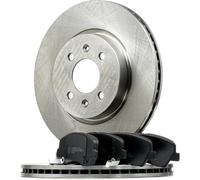 STARK Kit de Frein - Disques et Plaquettes de Freins Essieu avant Ø280mm ventilé de l'intérieur pour HYUNDAI i20 3/5 portes (GB, IB) pour KIA RIO III (UB)