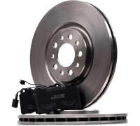 STARK Kit de Frein - Disques et Plaquettes de Freins Essieu avant Ø330,0mm ventilé pour ALFA ROMEO GIULIETTA (940) 159 (939) 159 Sportwagon (939) Giulietta Van (940) Brera (939) SPIDER (939)