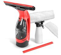 STARK Nettoyeur Vitres Électrique sans Fil - Aspiration Puissante 28 cm | Autonomie 35 Min 150 m² | Léger, Sans Traces, Réservoir Amovible, Vaporisateur et Raclette Rechange