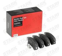 STARK Plaquettes de frein Avant convient pour PEUGEOT 206 Schrägheck (2A/C)
