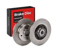 STARK SKBD-00210342 2x Disque de frein Arrière avec bague ABS avec kit de roulement de roue avec bague magnétique intégré Compatible avec OPEL Crossland X P17