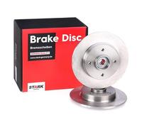 STARK SKBD-0022851 2x Disque de frein Arrière Ø248,7mm Hauteur: 67,1mm Épaisseur: 9mm Cercle de percage -Ø: 108mm plein