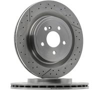 STARK SKBD-0023809 2x Disque de frein Arrière Ø330mm Hauteur: 41,5mm Épaisseur: 22mm Cercle de percage -Ø: 112mm perforé/ventilé de l'intérieur rainuré