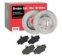 STARK SKBK-10991780 Set d'essieu Disques et plaquettes de freins Avant sans vis/boulons Compatible avec RENAULT Clio II 3/5 portes BB, CB, BB0/1/2, CB0/1/2