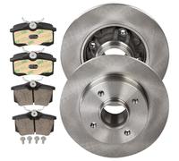 STARK SKBK-10991904 Set d'essieu Disques et plaquettes de freins Arrière avec ressort sans roulement de roue sans palier de secours magnétique intégré Compatible avec PEUGEOT 308 I 3/5 portes 4A, 4C