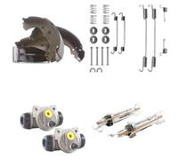 STARK SKBSD-45990155 Kit de freins à tambour Arrière avec matériel de montage/fixation avec cylindre de roue avec accessoires avec élément d'ajustage avec soupape de reniflard Compatible avec PEUGEOT